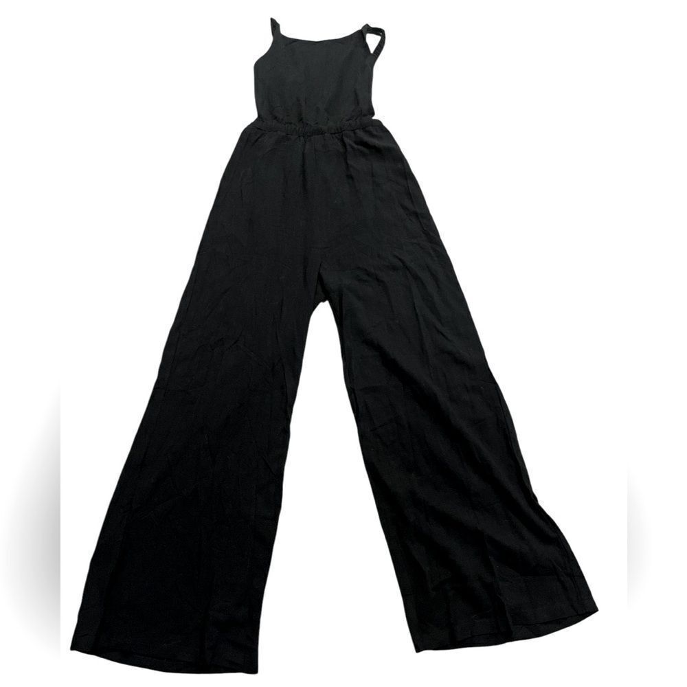 Petal & Pup Black Wide-Leg Jumpsuit - Picture 4 of 8